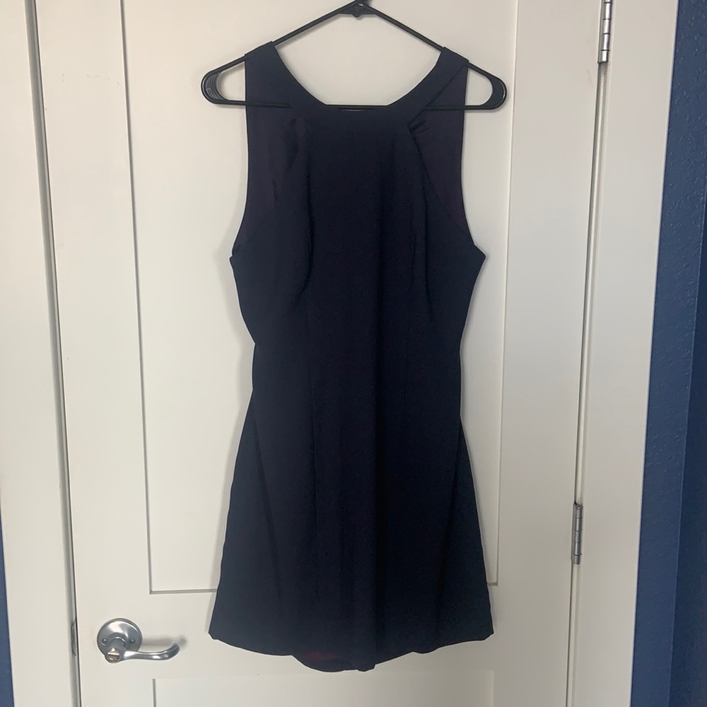 Alchemy Vintage Navy Open Back Dress 12